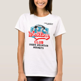 Anpassningsbar Wrestling Team Klubb School Namn Nu T Shirt