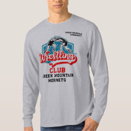 Anpassningsbar Wrestling Team Klubb School Namn Nu T Shirt