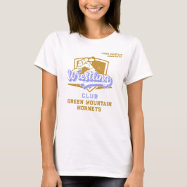 Anpassningsbar Wrestling Team Klubb School Namn Nu T Shirt