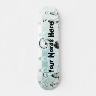 Anpassningsbar X-Ray Skeletons Aeftermiddag Stroll Mini Skateboard Bräda 18,5 Cm