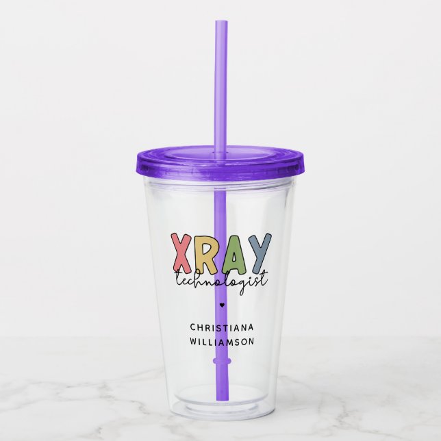 Anpassningsbar Xray-teknikers röntgenteknikpresent Take Away Mugg (Framsida)