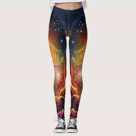 Anpassningsbar yoga leggings med chakras