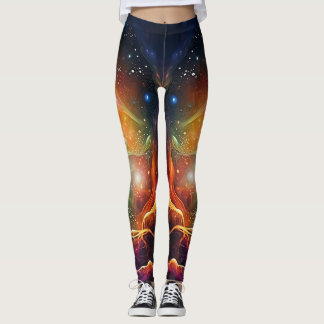 Anpassningsbar yoga leggings med chakras