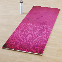 Anpassningsbar yoga mat mandala
