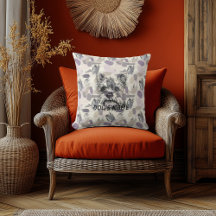 Anpassningsbar Yorkshire Terrier Porträtt Pillow A