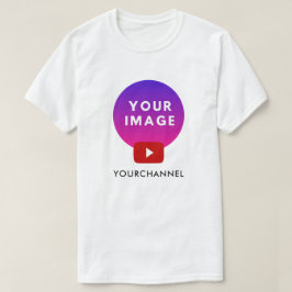 Anpassningsbar Youtube Channel Namn T Shirt