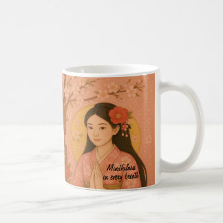 Anpassningsbar Zen Meditation art Mindfulness Yoga Kaffemugg