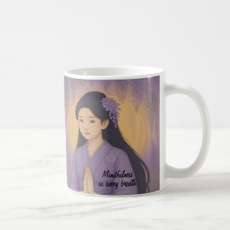 Anpassningsbar Zen Meditation art Mindfulness Yoga Kaffemugg