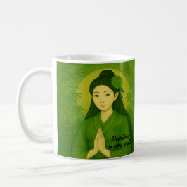 Anpassningsbar Zen Meditation art Mindfulness Yoga Kaffemugg