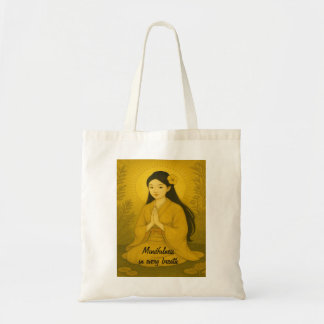 Anpassningsbar Zen Meditation Whimsical Art Mindfu Tygkasse