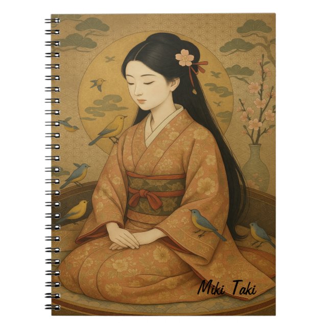 Anpassningsbar Zen Yoga Meditation Mindfulness Art Anteckningsbok (Framsidan)