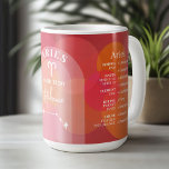 Anpassningsbar Zodiac Aries från födelsedagen - Fo Kaffemugg<br><div class="desc">Anpassa kaffet mugg med födelsedatum, namn och foto. En anpassningsbar födelsedagskalender mugg med zodiakmärket - Aries - plus personlighetsdrag, information och konstellation. En kraftfull röd kombination och en kombination av orange och färg - som förknippas med Aries - är den huvudsakliga utformningen bakom alla detaljer i Zodiac. En underbar gåva...</div>