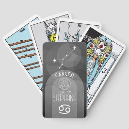 Anpassningsbar Zodiacancer på födelsedagen - Moder Casinokort