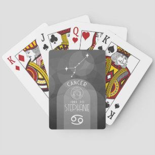 Anpassningsbar Zodiacancer på födelsedagen - Moder Casinokort