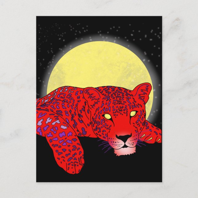 Anpassningsbar Zombie Leopard  Kort (Framsida)