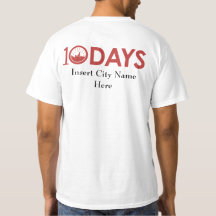 Anpassningsbara 10 dagars T-Shirts 