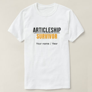 Anpassningsbara artiklar överlevande CA-student T Shirt