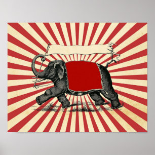 Anpassningsbara Cirkus-Poster Poster