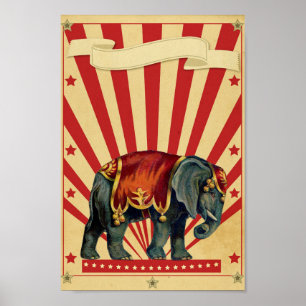 Anpassningsbara Cirkus-Poster Poster