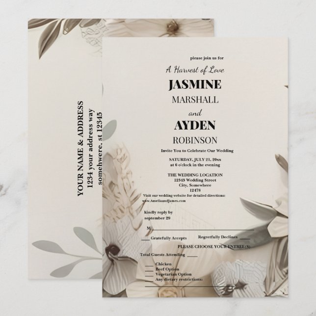 Anpassningsbara firandekort för milstolpar inbjudningar (Fram/baksida)