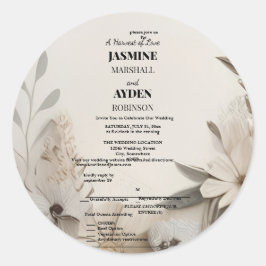 Anpassningsbara firandekort för milstolpar runt klistermärke