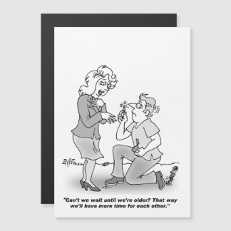 Anpassningsbara Förlovningskort Magnetisk Inbjudningskort