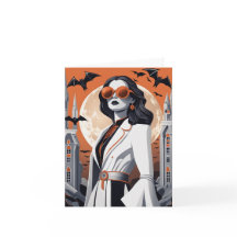 Anpassningsbara Häxiga Vibrationer Faltkort