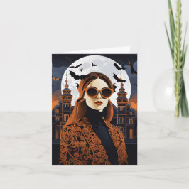 Anpassningsbara Häxiga Vibrationer Fickkort Helgkort