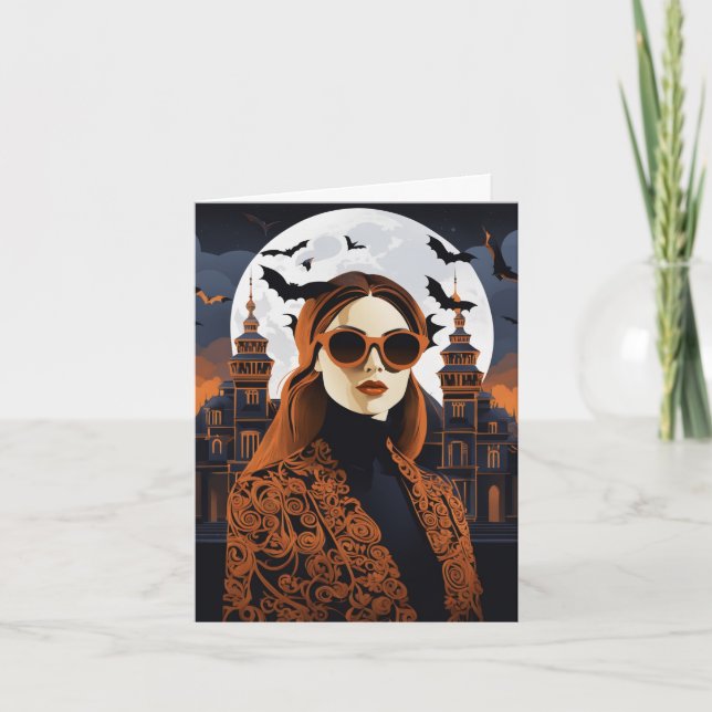 Anpassningsbara Häxiga Vibrationer Fickkort Helgkort (Framsida)