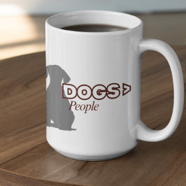 Anpassningsbara HUNDAR > Människor Kaffemugg