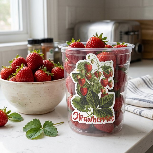 Anpassningsbara jordgubbar klistermärken (Skapare uppladdad)
