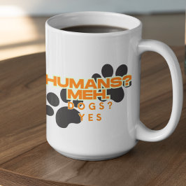 Anpassningsbara människor? Meh, hundar? Ja Kaffemugg