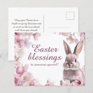 Anpassningsbara 🐇Påsksäger Helg Vykort