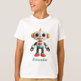 Anpassningsbara Robotbarn T Shirt