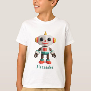 Anpassningsbara Robotbarn T Shirt