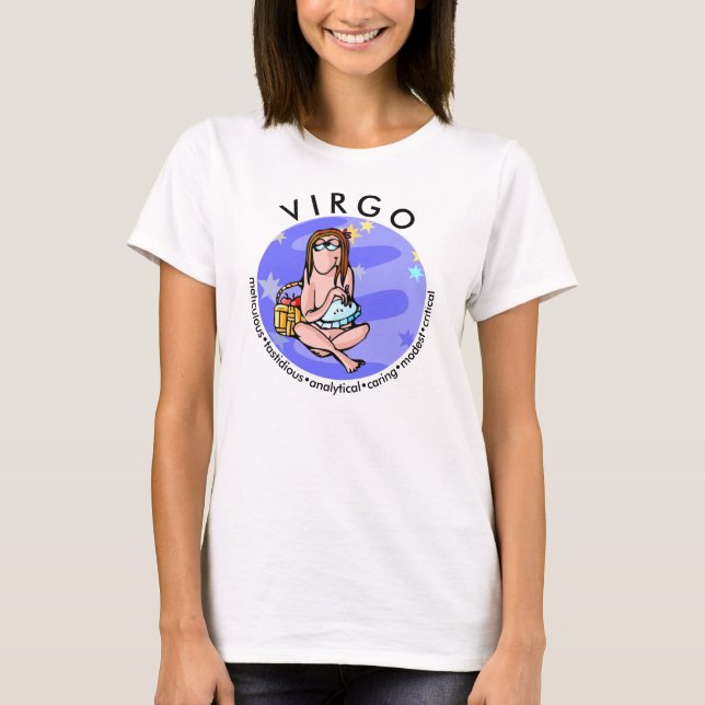 Anpassningsbara seriefigurer Jungfrun egenskaper Z T Shirt (Framsida)