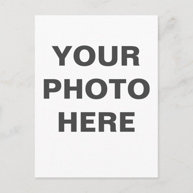 Anpassningsbara vykort med foto (Framsida)