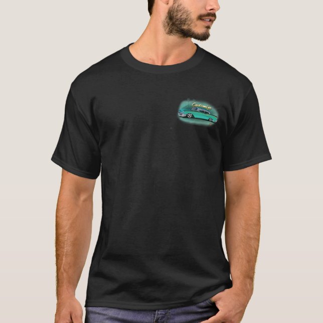 AnpassningsbarChevy Tshirt 1957 T Shirt (Framsida)