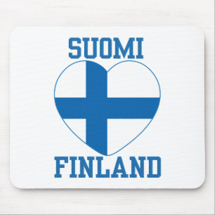 Anpassningsbarmousepad för SUOMI FINLAND Musmatta