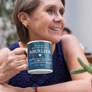 Anpassningsbarna Abuelita Spain Grandma Tack Messa Kaffemugg