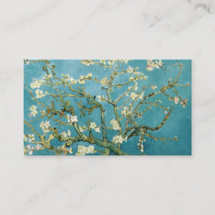 Anpassningsbarna affärskort i blommar Van Gogh vår Visitkort