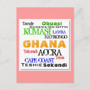 Anpassningsbarna African_Urban Vykort