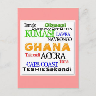 Anpassningsbarna African_Urban Vykort