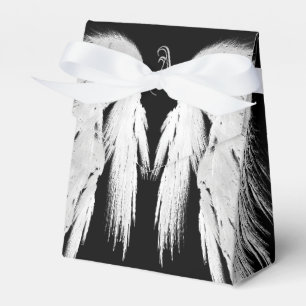 ANPASSNINGSBARNA ANGEL VINGAR Grått Touched Feathe Presentaskar