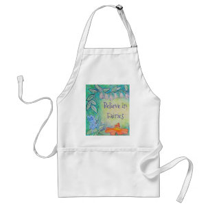 Anpassningsbarna Apron Fairy Blomsterträdgård Art Förkläde