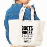 Anpassningsbarna Austin Bachelorette Boots Sprit B Tygkasse<br><div class="desc">Austin Bachelorette Party Boots Sprit och Besties Tote Bag är den perfekt gåvan till vilken brid som helst att få. Den här väskan kommer att innehålla allt det väsentliga för en roligt bachelorettfest - från sprit till snacks till party favors! Dessutom är det perfekten storlek att ta med allt du...</div>