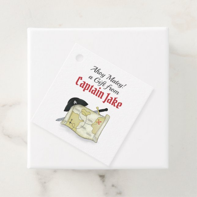 Anpassningsbarna av fågelns Personlig i Pirat vid  Gåvor Etiketter (På plats)