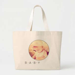 Anpassningsbarna Baby Bild Jumbo Tygkasse