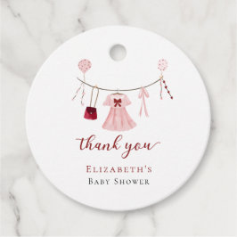 Anpassningsbarna Baby Shower Valentine Gåvor Etiketter