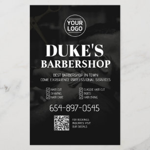 Anpassningsbarna Barbershop Services Flygblad